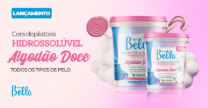 Cera Hidrossolúvel de Algodão Doce