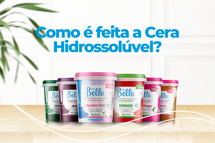 Como é feito a Cera Hidrossolúvel