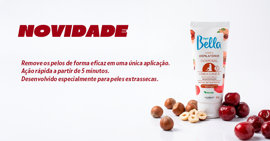 Creme Depilatório Corporal Cereja & Avelã Depil Bella