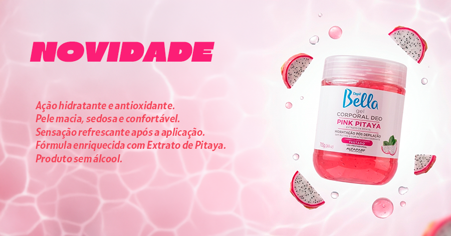 Gel Corporal Pink Pitaya Depil Bella